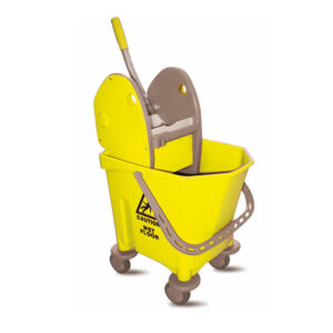 CARRO CON PRENSA 25L MONOSENO AMARILLO