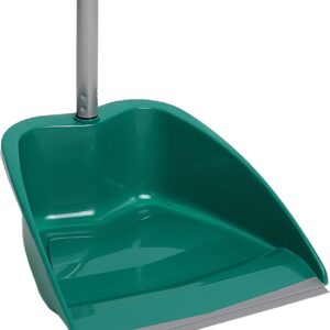 Recogedor con goma verde