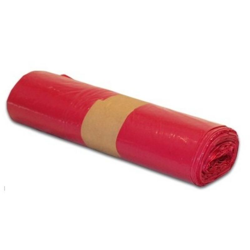 bolsa basura roja grande