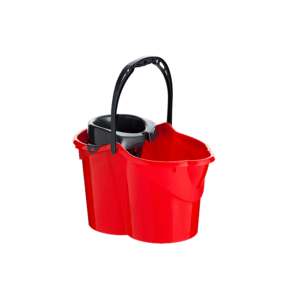 Cubo 15L con escurridor ovalado (Rojo)