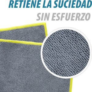 Bayeta Microfibra Gris 6 Unidades (amarillo)